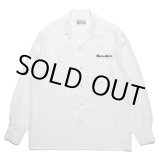 画像: WACKO MARIA/50'S OPEN COLLAR SHIRT（WHITE）［50'Sオープンカラーシャツ-23秋冬］