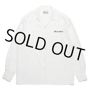 画像: WACKO MARIA/50'S OPEN COLLAR SHIRT（WHITE）［50'Sオープンカラーシャツ-23秋冬］