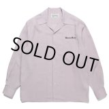 画像: WACKO MARIA/50'S OPEN COLLAR SHIRT（PURPLE）［50'Sオープンカラーシャツ-23秋冬］
