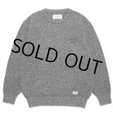 画像: WACKO MARIA/CLASSIC KNIT SWEATER（GRAY）［クラシックニットセーター-23秋冬］