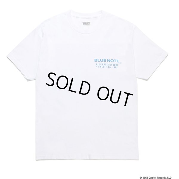画像2: WACKO MARIA/BLUE NOTE / T-SHIRT（TYPE-1）（WHITE）［プリントT-23秋冬］ (2)
