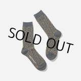 画像: TIGHTBOOTH/T JACQUARD SOCKS（Black）［ジャガードソックス-23秋冬］