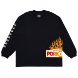 画像: PORKCHOP/FIRE BLOCK MULTI L/S TEE（BLACK）［プリント長袖T-23秋冬］