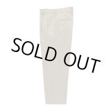 画像: WACKO MARIA/DOUBLE PLEATED CHINO TROUSERS（WHITE）［ツータックチノトラウザース-23秋冬］