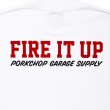 画像5: PORKCHOP/FIRE BLOCK MULTI L/S TEE（WHITE）［プリント長袖T-23秋冬］ (5)