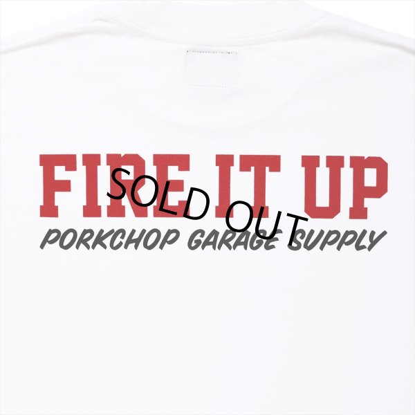 画像5: PORKCHOP/FIRE BLOCK MULTI L/S TEE（WHITE）［プリント長袖T-23秋冬］ (5)