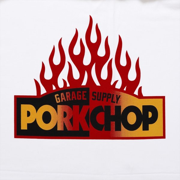 画像3: PORKCHOP/FIRE BLOCK MULTI L/S TEE（WHITE）［プリント長袖T-23秋冬］ (3)