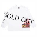 画像: PORKCHOP/FIRE BLOCK MULTI L/S TEE（WHITE）［プリント長袖T-23秋冬］