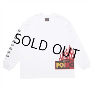 画像: PORKCHOP/FIRE BLOCK MULTI L/S TEE（WHITE）［プリント長袖T-23秋冬］