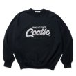 画像1: COOTIE PRODUCTIONS/Embroidery Sweat Crew（PRODUCTION OF COOTIE）（Black）［スウェットクルー-23秋冬］ (1)