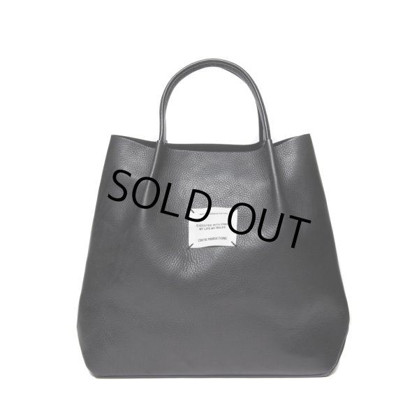 画像1: COOTIE PRODUCTIONS/Leather Tote Bag（Black）［レザートートバッグ-23秋冬］ (1)