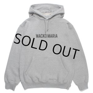 画像: WACKO MARIA/MIDDLE WEIGHT PULL OVER HOODED SWEAT SHIRT（GRAY）［プルオーバーパーカー-23秋冬］