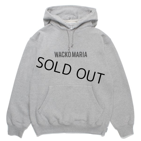 画像1: WACKO MARIA/MIDDLE WEIGHT PULL OVER HOODED SWEAT SHIRT（GRAY）［プルオーバーパーカー-23秋冬］ (1)