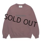 画像: WACKO MARIA/MIDDLE WEIGHT CREW NECK SWEAT SHIRT（BURGUNDY）［クルーネックスウェット-23秋冬］