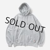 画像: TIGHTBOOTH/PYRAMID ZIP HOODIE（Gray） 【30%OFF】［ジップフーディー-23秋冬］