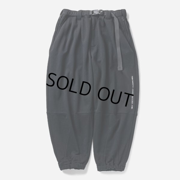 画像1: TIGHTBOOTH/PYRAMID SWEAT BALLOON PANTS（Black）［スウェットバルーンパンツ-23秋冬］ (1)