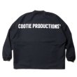 画像1: COOTIE PRODUCTIONS/Polyester Twill Football L/S Tee（Black）［ポリエステルツイルフットボール-23秋冬］ (1)