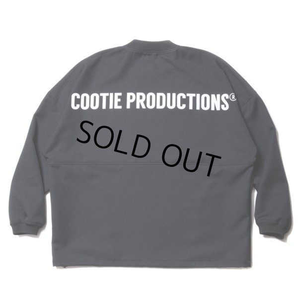 画像1: COOTIE PRODUCTIONS/Polyester Twill Football L/S Tee（Black）［ポリエステルツイルフットボール-23秋冬］ (1)