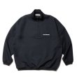 画像2: COOTIE PRODUCTIONS/Polyester Twill Half Zip L/S Tee（Black）［ポリエステルツイルハーフジップ-23秋冬］ (2)