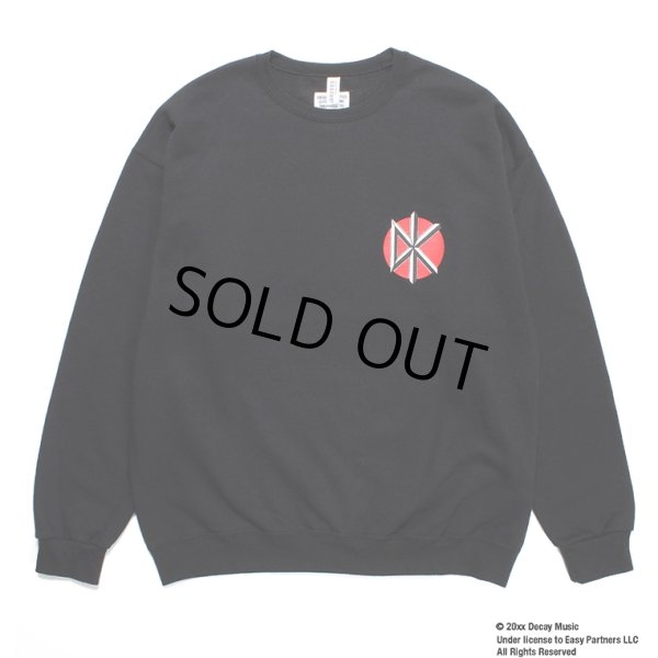 画像2: WACKO MARIA/DEAD KENNEDYS / SWEAT SHIRT（BLACK）［クルーネックスウェット-23秋冬］ (2)
