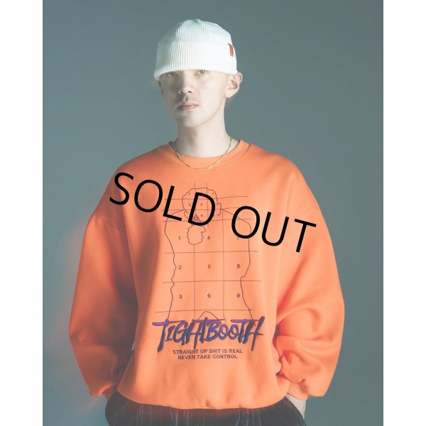TIGHTBOOTH/REVENGE MAN CREW SWEAT（Black） 【30%OFF