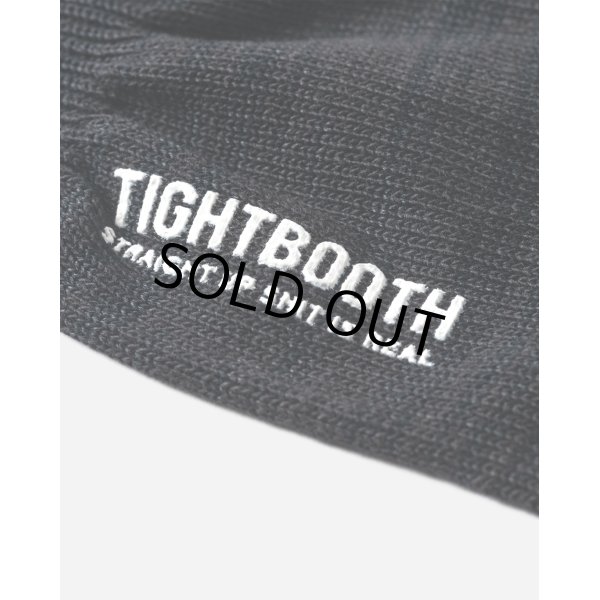 画像2: TIGHTBOOTH/LOGO FINGERLESS GUNTE（Black）［フィンガーレスグローブ-23秋冬］ (2)