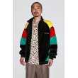 画像4: WACKO MARIA/VELVETEEN TRACK JACKET（BLACK/GREEN）［ベルベッティーントラックJKT-23秋冬］ (4)