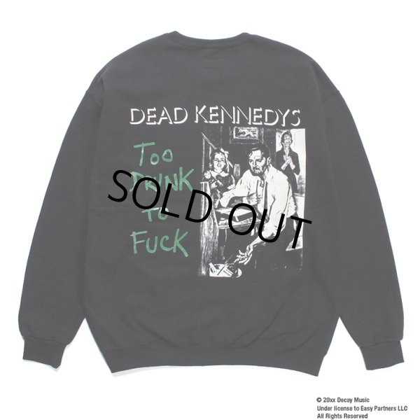 画像1: WACKO MARIA/DEAD KENNEDYS / SWEAT SHIRT（BLACK）［クルーネックスウェット-23秋冬］ (1)