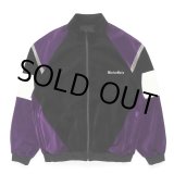 画像: WACKO MARIA/VELVETEEN TRACK JACKET（BLACK/PURPLE）［ベルベッティーントラックJKT-23秋冬］