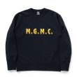 画像1: RATS/LETTERED CREW NECK SWEAT（BLACK）［クルーネックスウェット-23秋冬］ (1)