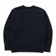 画像2: RATS/LETTERED CREW NECK SWEAT（BLACK）［クルーネックスウェット-23秋冬］ (2)