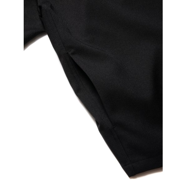 画像5: COOTIE PRODUCTIONS/Polyester Twill Fly Front L/S Shirt（Black）［ポリエステルツイルフライフロントシャツ-23秋冬］ (5)