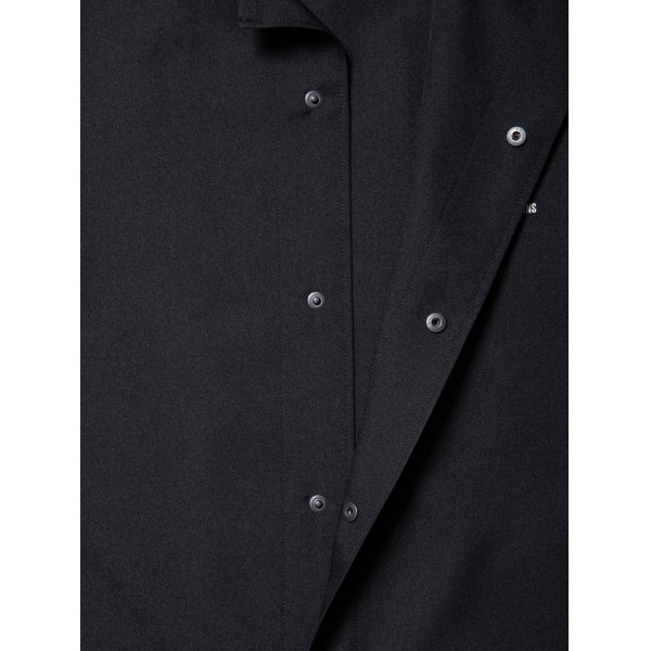 画像4: COOTIE PRODUCTIONS/Polyester Twill Fly Front L/S Shirt（Black）［ポリエステルツイルフライフロントシャツ-23秋冬］ (4)