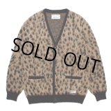 画像: WACKO MARIA/LEOPARD MOHAIR KNIT JACQUARD CARDIGAN（BEIGE）［レオパードモヘアカーディガン-23秋冬］