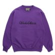 画像1: WACKO MARIA/HEAVY WEIGHT CREW NECK SWEAT SHIRT（PURPLE）［クルーネックスウェット-23秋冬］ (1)