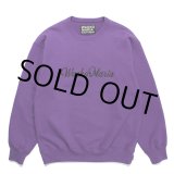 画像: WACKO MARIA/HEAVY WEIGHT CREW NECK SWEAT SHIRT（PURPLE）［クルーネックスウェット-23秋冬］