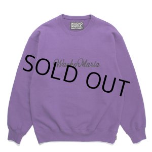 画像: WACKO MARIA/HEAVY WEIGHT CREW NECK SWEAT SHIRT（PURPLE）［クルーネックスウェット-23秋冬］