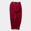 画像2: TIGHTBOOTH/KNIT CORD BALLOON PANTS（Wine）［コーデュロイバルーンパンツ-23秋冬］ (2)