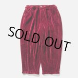 画像: TIGHTBOOTH/KNIT CORD BALLOON PANTS（Wine）［コーデュロイバルーンパンツ-23秋冬］
