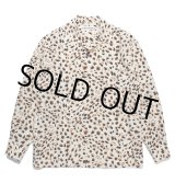 画像: WACKO MARIA/LEOPARD OPEN COLLAR SHIRT（WHITE）［レオパードオープンカラーシャツ-23秋冬］