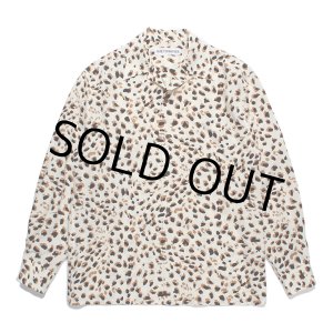 画像: WACKO MARIA/LEOPARD OPEN COLLAR SHIRT（WHITE）［レオパードオープンカラーシャツ-23秋冬］