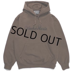 画像: WACKO MARIA/HEAVY WEIGHT PULL OVER HOODED SWEAT SHIRT（BROWN）［プルオーバーパーカー-23秋冬］