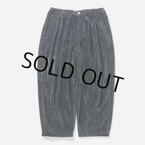 画像: TIGHTBOOTH/KNIT CORD BALLOON PANTS（Black）［コーデュロイバルーンパンツ-23秋冬］