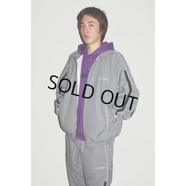 画像2: WACKO MARIA/HEAVY WEIGHT PULL OVER HOODED SWEAT SHIRT（PURPLE）［プルオーバーパーカー-23秋冬］ (2)