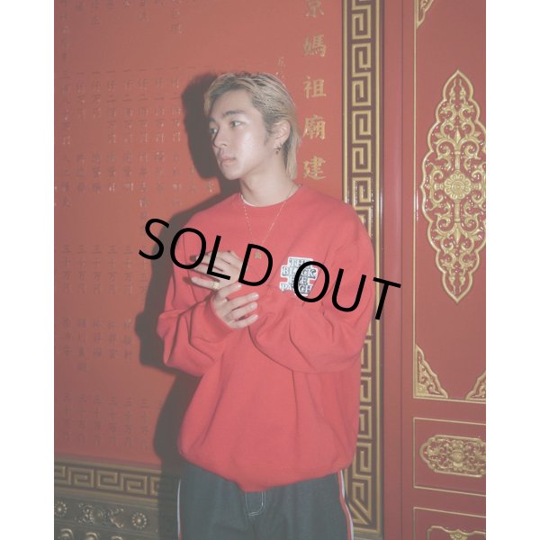 画像3: BlackEyePatch/CHINATOWN STORE CREW SWEAT（RED） (3)