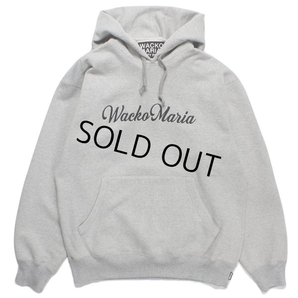 画像1: WACKO MARIA/HEAVY WEIGHT PULL OVER HOODED SWEAT SHIRT（GRAY）［プルオーバーパーカー-23秋冬］ (1)