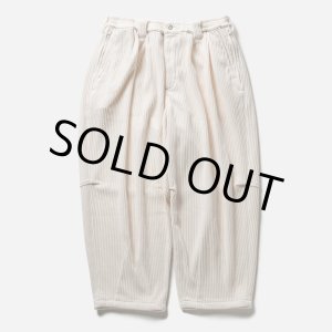 画像: TIGHTBOOTH/KNIT CORD BALLOON PANTS（White）［コーデュロイバルーンパンツ-23秋冬］