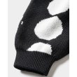 画像4: TIGHTBOOTH/COVID-19 KNIT SWEATER（Black） 【30%OFF】［ニットセーター-23秋冬］ (4)