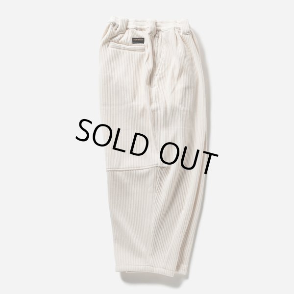 画像2: TIGHTBOOTH/KNIT CORD BALLOON PANTS（White）［コーデュロイバルーンパンツ-23秋冬］ (2)