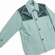 画像3: 【40%OFF】DAIRIKU/Velvet&Melton Oversized Donkey Jacket（Youth Blue）［オーバーサイズドンキーJKT-23秋冬］ (3)